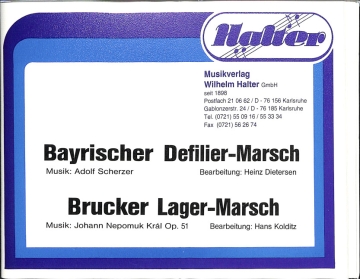 Bayerischer Defiliermarsch f�r Blasorchester
