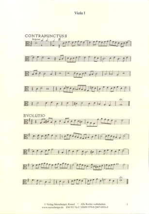 MIT FRIED UND FREUD ICH FAHR DAHIN - FUER SB SOLI UND STREICHER VIOLA 1