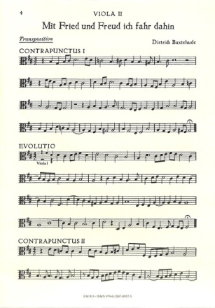 MIT FRIED UND FREUD ICH FAHR DAHIN - FUER SB SOLI UND STREICHER VIOLA 2