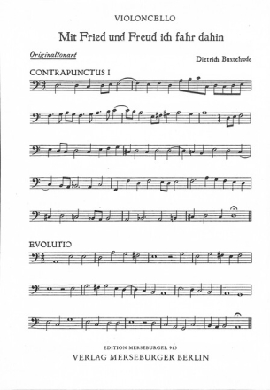MIT FRIED UND FREUD ICH FAHR DAHIN - FUER SB SOLI UND STREICHER VIOLONCELLO