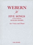 5 Songs after Poems by Richard Dehmel for voice and piano (dt/en)
