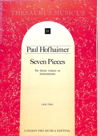 6 Pieces for 3 instruments or voices score