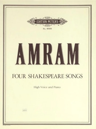 Four Shakespeare Songs for high voice and piano (en)