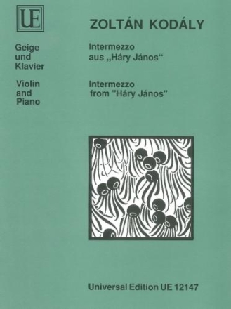 Intermezzo aus Hary Janos f�r Violine und Klavier