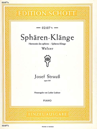 Sph�renkl�nge op.235 Walzer f�r Klavier