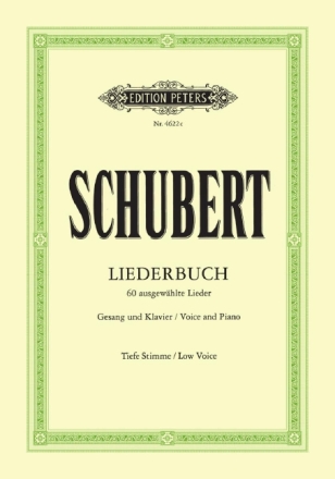 60 ausgew�hlte Lieder f�r tiefe Singstimme und Klavier