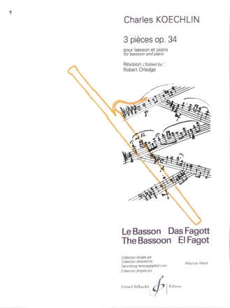 3 pi�ces op.34 pour basson et piano