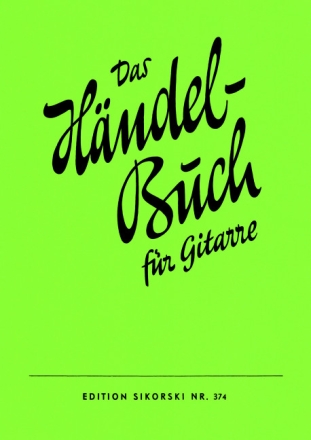 Das H�ndel-Buch f�r Gitarre