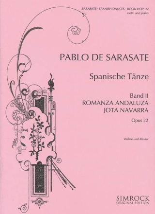 Romanza andaluza  / Jota navarra op.22 f�r Violine und Klavier