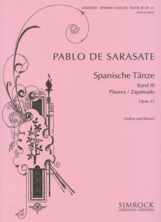Playera und Zapateado op.23 f�r Violine und Klavier