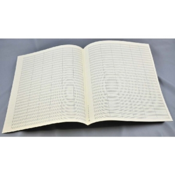 Notenpapier Quart-Format hoch 28 Systeme 27x34 cm mit Taktstrich (5 B�gen)