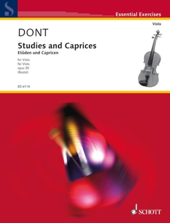 Et�den und Capricen op.35 f�r Viola