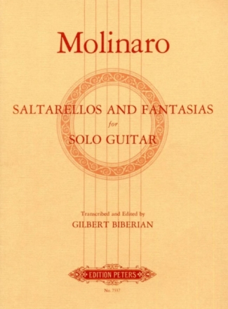 A Selection of Saltarellos and Fantasias for guitar