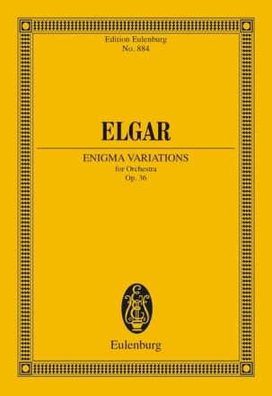 Enigma-Variationen op.36 f�r Orchester Studienpartitur