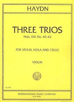 3 Trios op.53 for violin, viola and cello parts