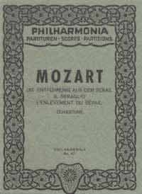 DIE ENTFUEHRUNG AUS DEM SERAIL OUVERTURE (FUER ORCHESTER), KOECH. NO. 384        Studienpartitur