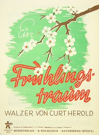 EIN FRUEHLINGSTRAUM WALZER FUER AKKORDEON   (MIT 2. STIMME)