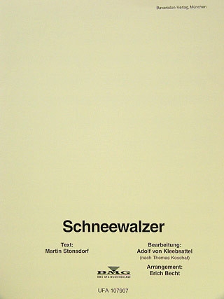 Schneewalzer f�r Klavier (Akkordeon)