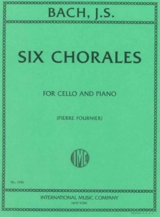 6 Chorales for cello and piano