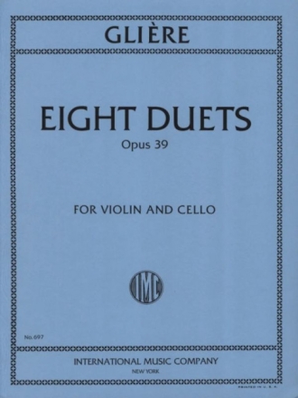 8 duets op.39 for violin and violoncello