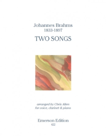 2 Songs for voice, clarinet and piano