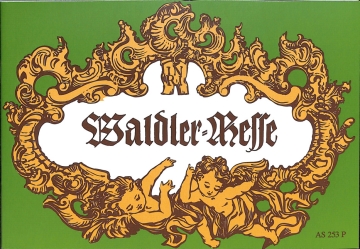 Waldler-Messe f�r 3stg. Gesang mit Zither- und Gitarrenbegleitung,  Partitur