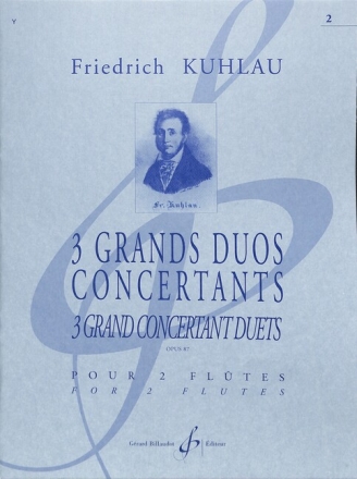 Grand duo concertant op.87,2 pour 2 fl�tes partition