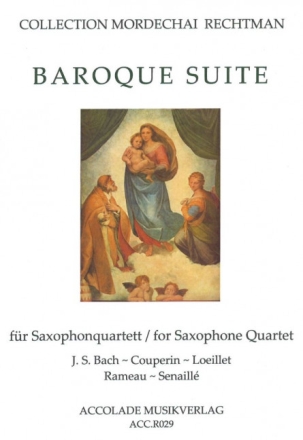 Baroque Suite f�r 4 Saxophone (SATB) Partitur und Stimmen