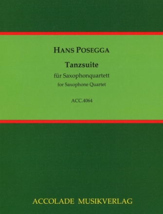 Tanzsuite f�r 4 Saxophone (SATB) Partitur und Stimmen