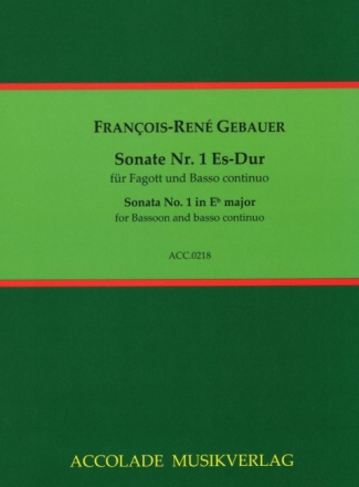 Sonate Es-Dur Nr.1 f�r Fagott und Bc