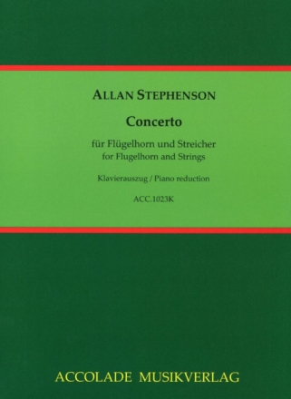 Concertino f�r Fl�gelhorn (Trompete) und Streichorchester f�r Horn und Klavier