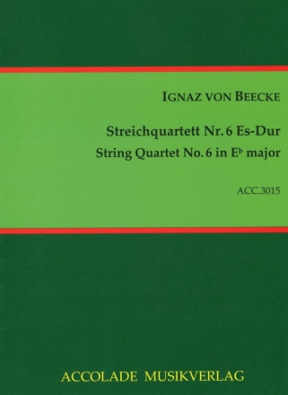 Streichquartett Es-Dur Nr.6 Partitur und Stimmen