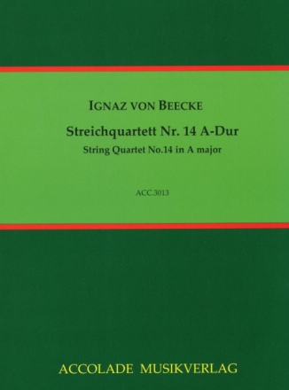 Streichquartett A-Dur Nr.14 Partitur und Stimmen