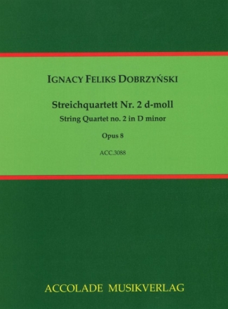Streichquartett d-Moll Nr.8 Partitur und Stimmen