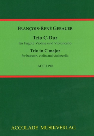 Trio C-Dur op.33,2 f�r Fagott, Violine und Violoncello Partitur und Stimmen