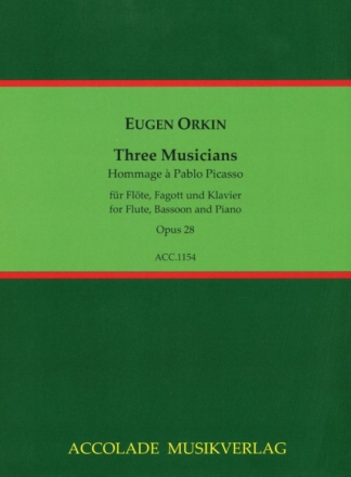 3 Musicians op.28 f�r Fl�te, Fagott und Klavier Partitur (= Klavier) und Stimmen