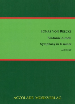 Sinfonie d-Moll f�r Orchester Partitur