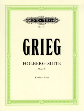 Aus Holbergs Zeit op.40 f�r Klavier