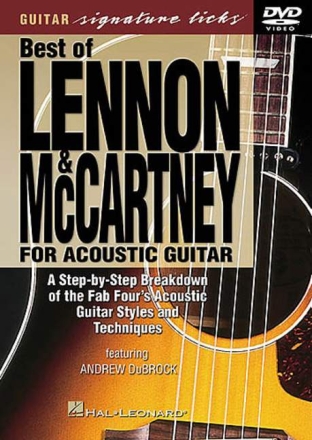Best of Lennon & McCartney for Acoustic Guitar DVD-Video guitar signature licks