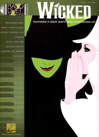 Wicked (+CD) for piano 4 hands Piano Duet Playalong vol.20