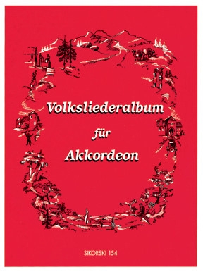 Das Volksliederalbum f�r Akkordeon mit Texteinlage