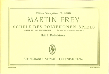 Schule des polyphonen Spiels op.32 Band 2 f�r Klavier