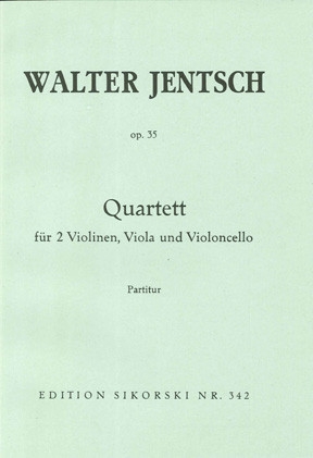 Streichquartett Partitur