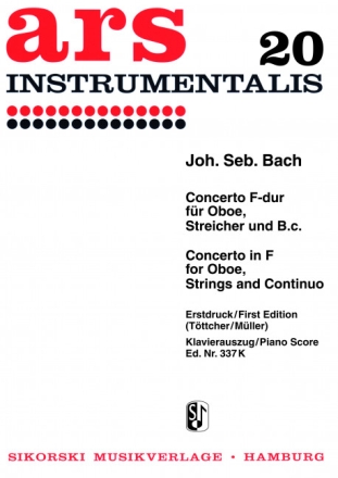 Konzert F-Dur f�r Oboe, Streicher und Bc f�r Oboe und Klavier