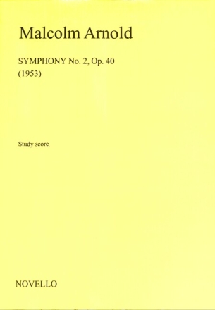 Sinfonie Nr.2 op.40 f�r Orchester Studienpartitur
