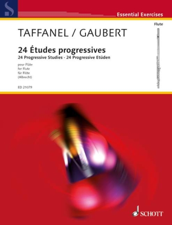 24 progressive Et�den f�r Fl�te (dt/en/fr)