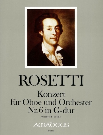 Konzert G-Dur Nr.6 RWV C36 f�r Oboe und Orchester Partitur