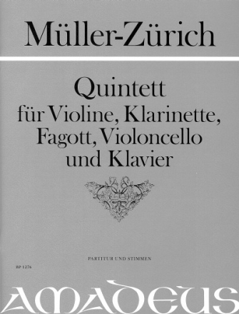 Quintett op.74 f�r Violine, Klarinette, Fagott, Violoncello und Klavier Stimmen