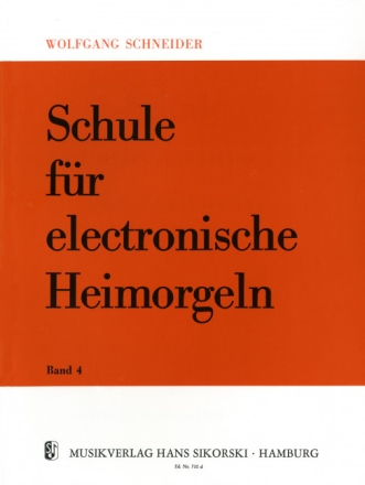 Schule f�r elektronische Heimorgel BAND 4