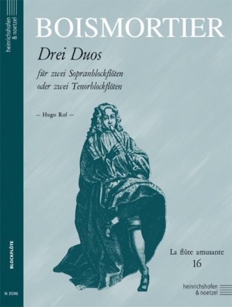 3 Duos f�r 2 Sopranblockfl�ten (tt) Partitur